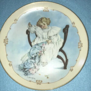 NIB The Seamstress by Maud Humphrey Bogart Little Ladies collection porcelain
